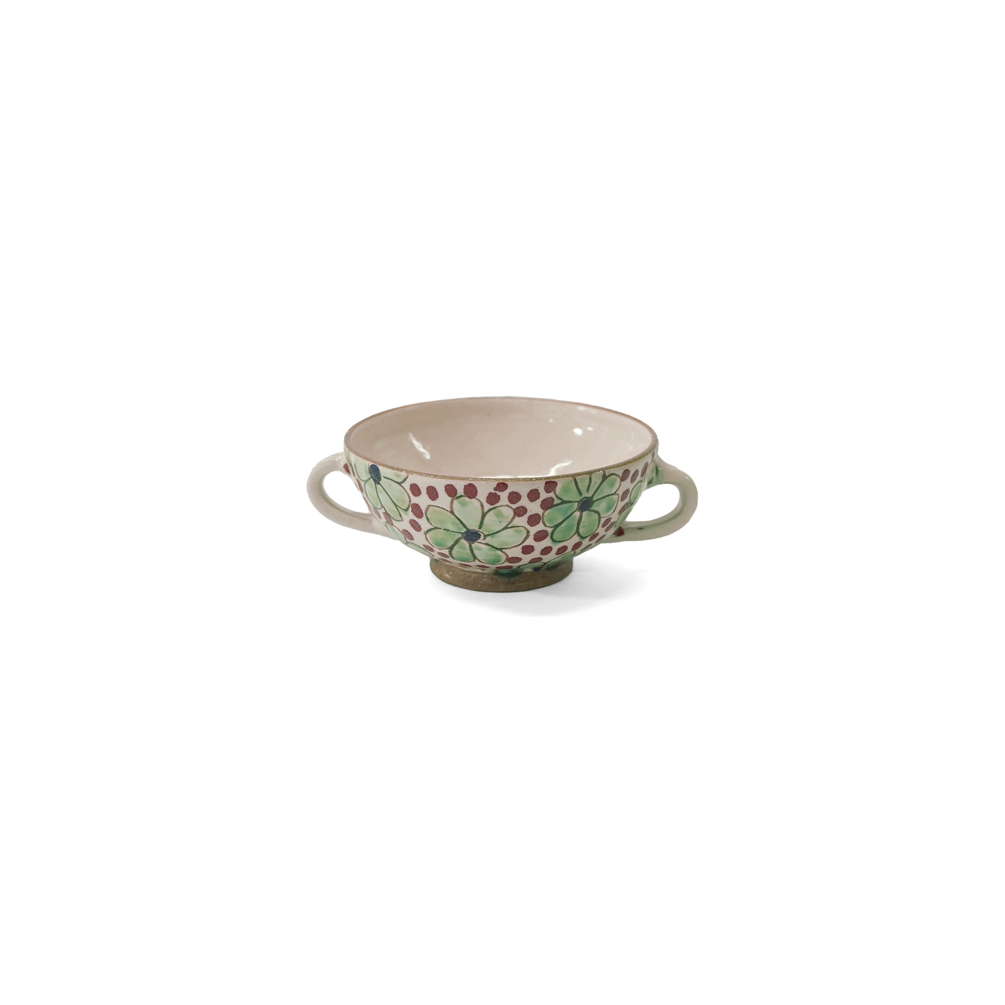 KILIIM |Daisy Fields Ceramic Bowl : Red