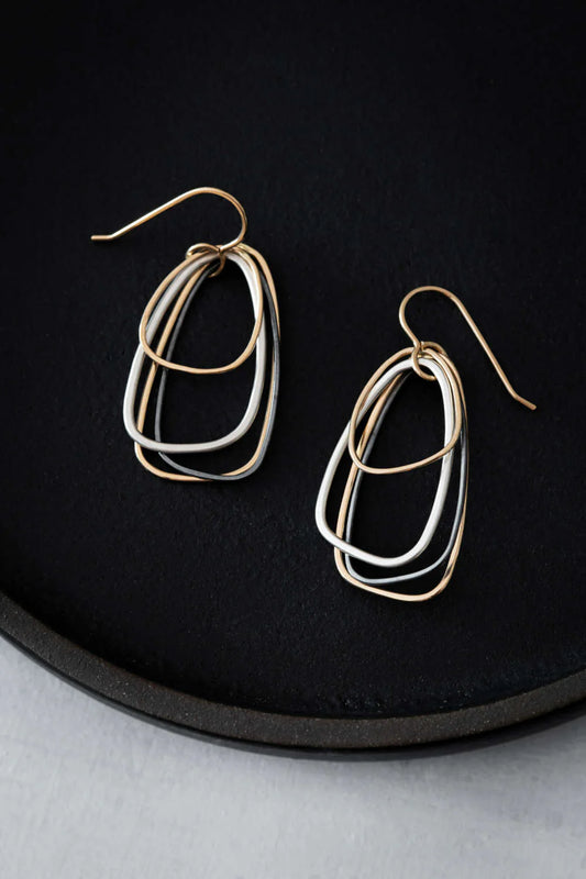 COLLEEN MAUER | Multi Triangle Earrings