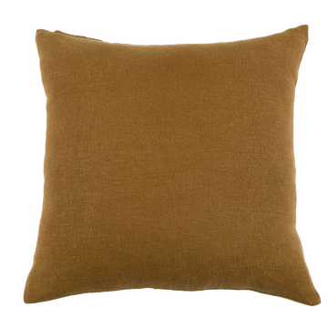 Anika Solid Mustard Pillow | 22