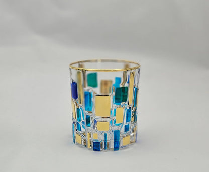 Alice Sturzinger | Etna Aqua Gold Rocks Cocktail Glass