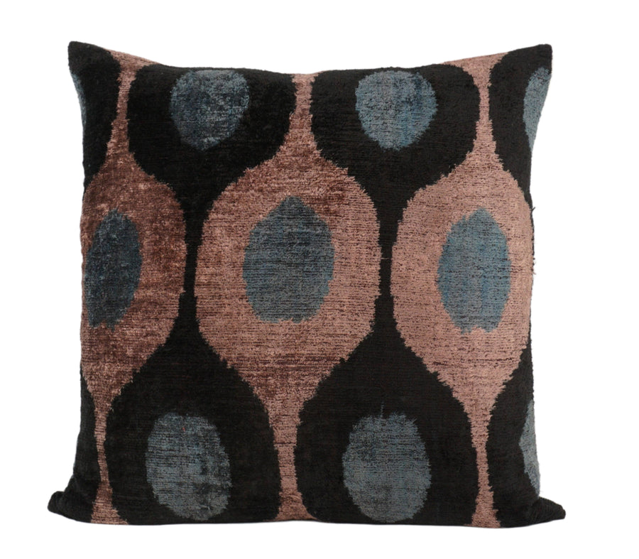 HANDMADE IKAT SILK/VELVET PILLOW | 20