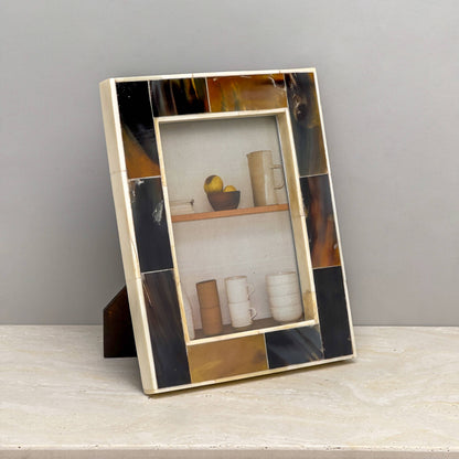 Horn Frame, White 5x7