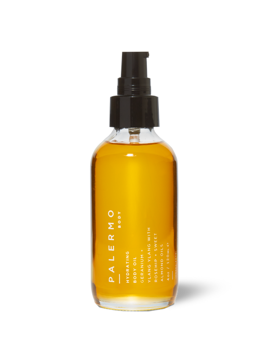 PALERMO | Hydrating Body Oil - Geranium + Ylang Ylang - 4 oz