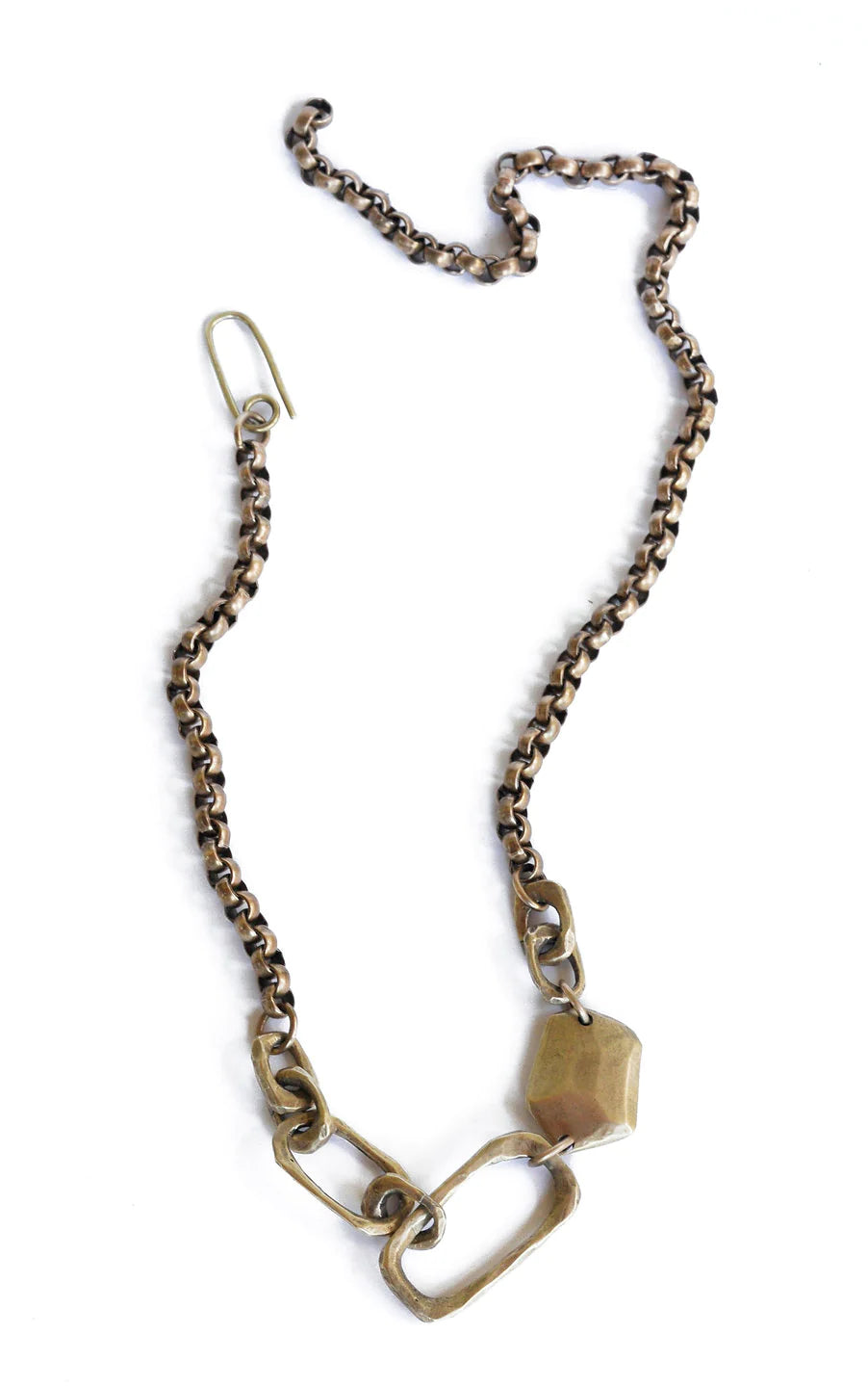 WATER SAND STONE | LINKS NECKLACE