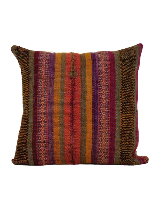 Striped Vintage Kilim Pillow | 22"