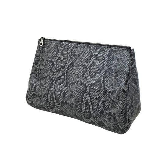 TRACEY TANNER | Large Fatty Pouch - Metallic Distress Navy/Black