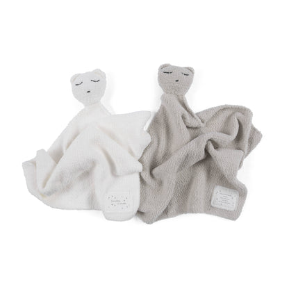 "You know that place between sleep and awake" (Peter Pan) Bear Baby Lovey Blanket: Oatmeal / You Know That Place