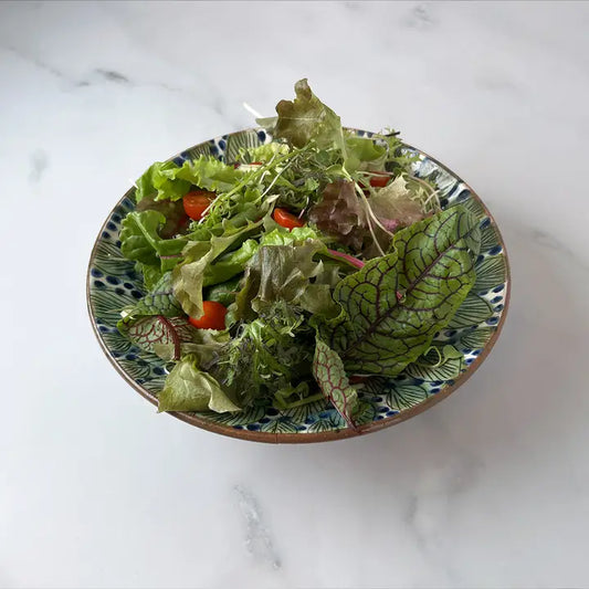 KILIIM | Aligned Leaves Ceramic Plate - Large