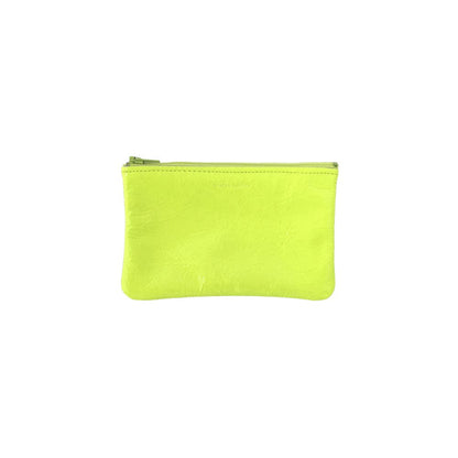 TRACEY TANNER | Small Zip Pouch - Distress Metallic Navy/Black
