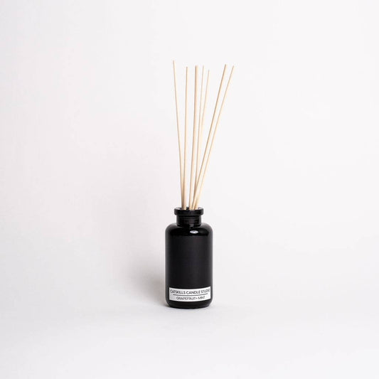 Catskills Candle Studio | Grapefruit + Mint Diffuser: Reed Color - Black