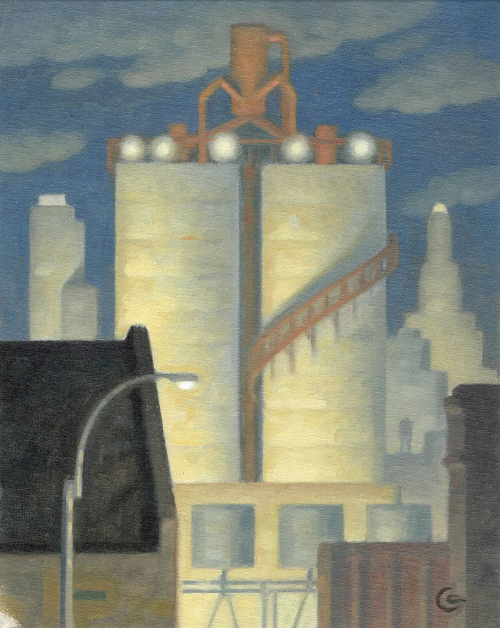 2nd Avenue, Night by Robert Goldstrom