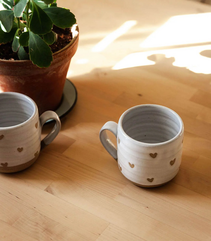 Farmhouse Pottery | Confetti Heart Mug