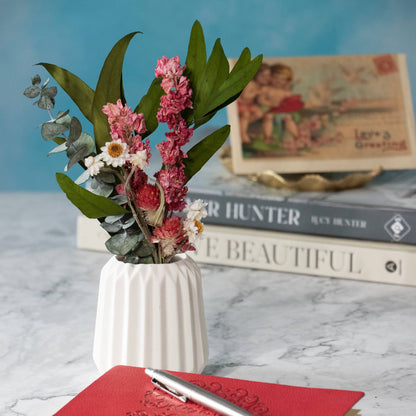 Eucalyptus & Pink Larkspur Mini Bouquet #57
