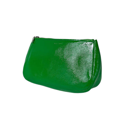 Medium Fatty Pouch: Candy Patent Emerald