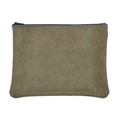Large Zip Pouch: Candy Patent Turquoise