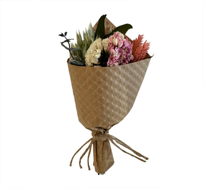 MINI Pink Larkspur & Baby Eucalyptus Bouquet Bundle #134