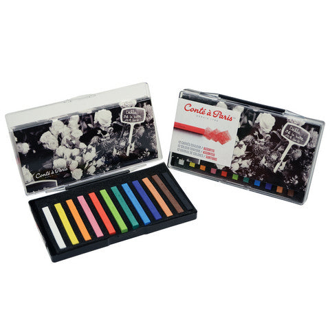 CONTE CRAYON 12 PIECE BASIC SET