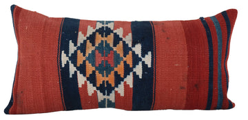 Geometric Boho Anatolian Kilim Pillow | 16