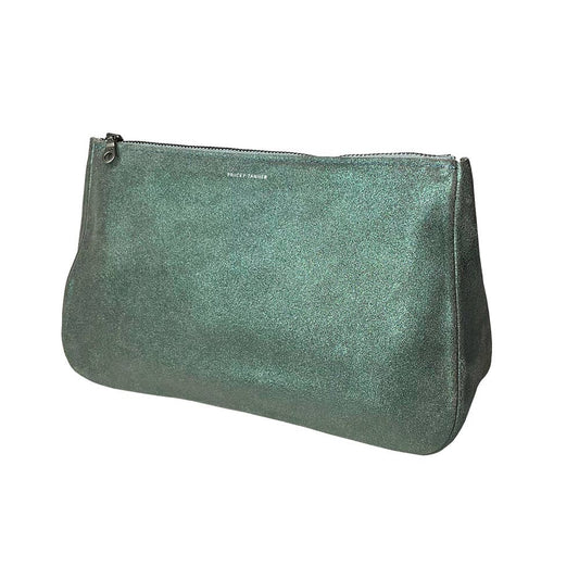 Large Fatty Pouch: Sparkle Evergreen/Smoke