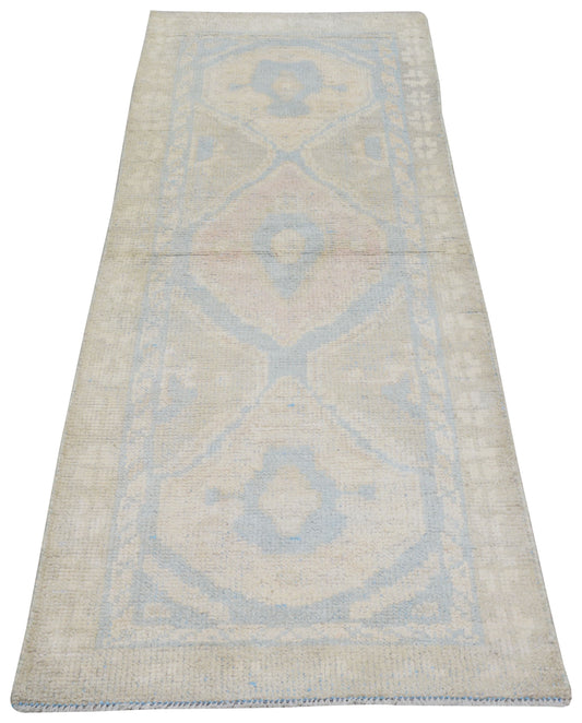 Pakistani Oushak Runner Rug  2' 9" X 8' 3"