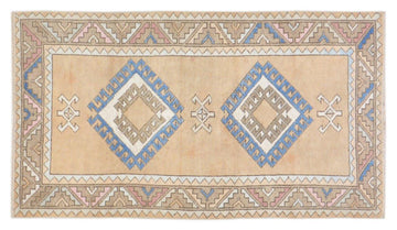 Vintage Turkish Anatolian Rug 3' x 5'5