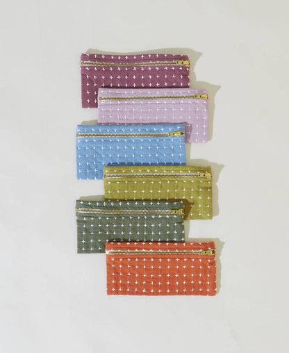Cross-Stitch Pencil Case: Berry