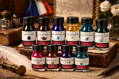 Herbin Fountain Pen Ink 10ml Bottle Assorted Colors