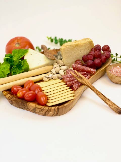 Olive Wood Serving Platter: 16-17"