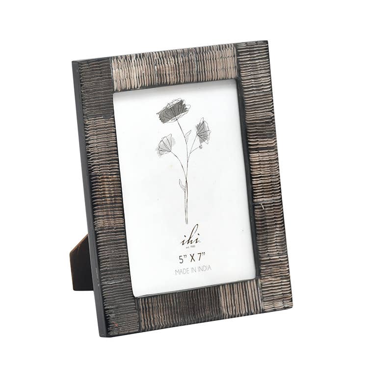 Resin Genuine Horn Photo Frame 5x7