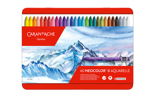 Caran d'Ache | Set of 40 NEOCOLOR™ II Pastels in Metal Box