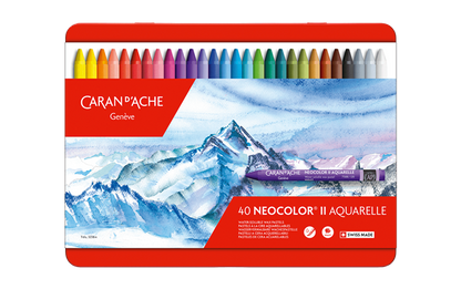Caran d'Ache | Set of 40 NEOCOLOR™ II Pastels in Metal Box