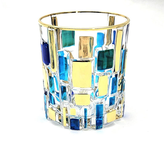 Alice Sturzinger | Etna Aqua Gold Rocks Cocktail Glass