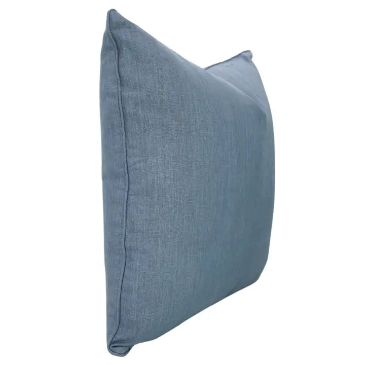 Linen Blend Pillow | Blue