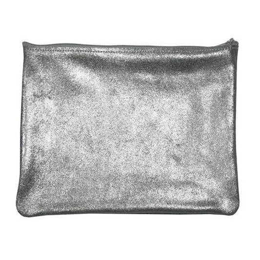 Large Zip Pouch Sparkle Smoke