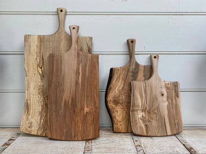 PETERMANS | 21" Ambrosia Maple Serving Board W/ Handle