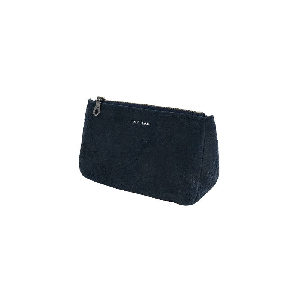 Small Fatty Pouch: Metallic Distress Navy/Black
