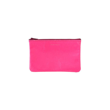 TRACEY TANNER | Small Zip Pouch - Distress Metallic Navy/Black