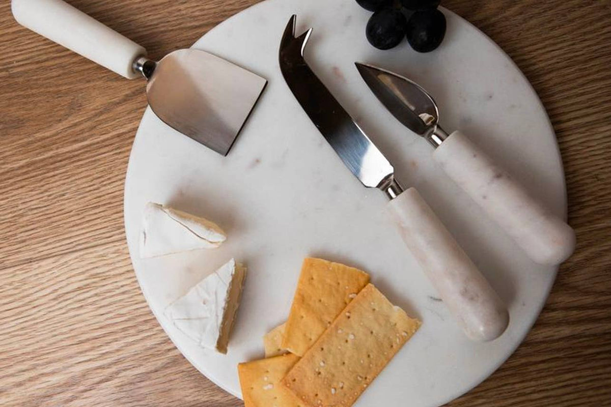Marble Cheese Board Tools
