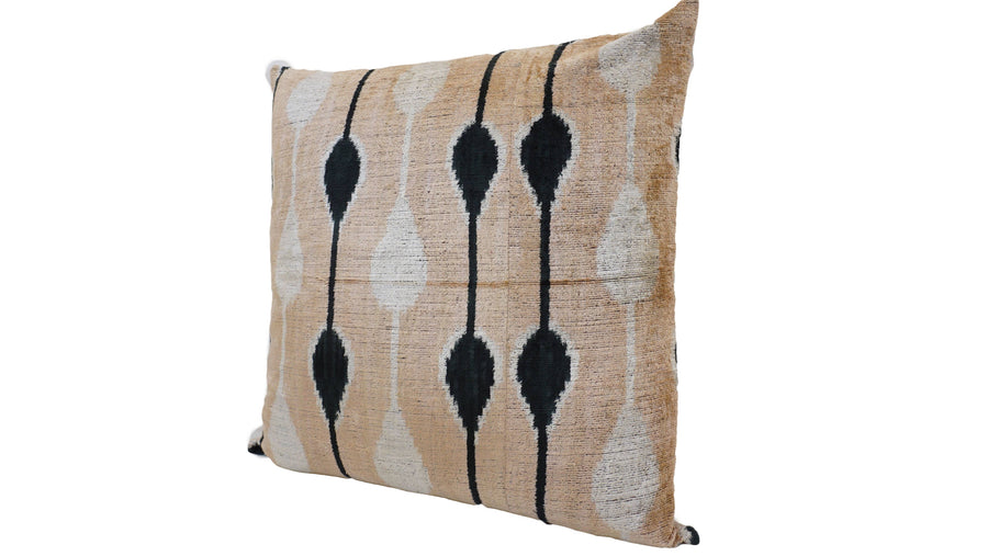 HANDMADE IKAT SILK/VELVET PILLOW | 24