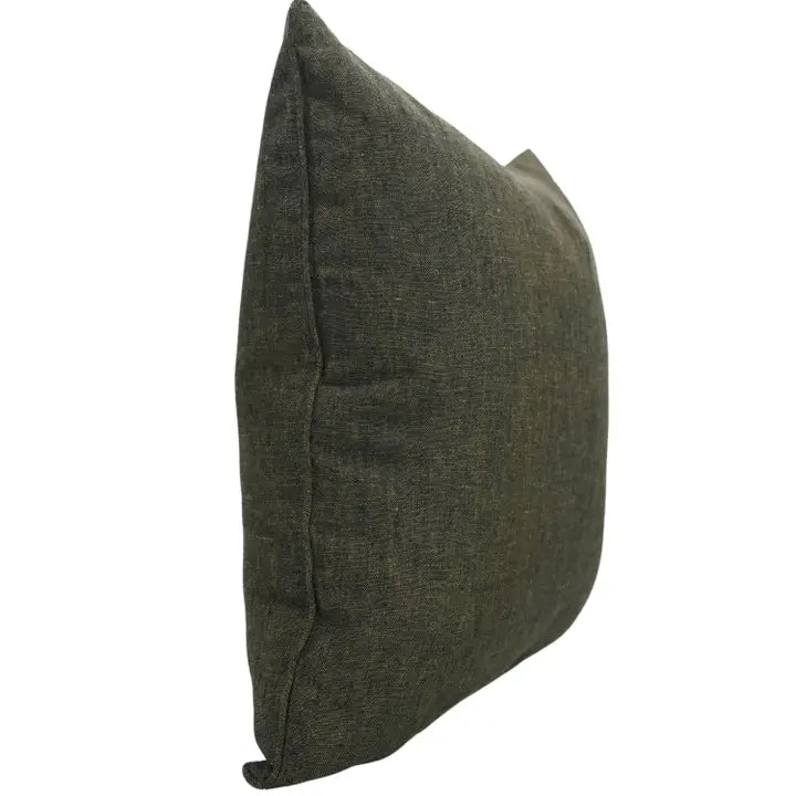 Linen Blend Pillow | Green