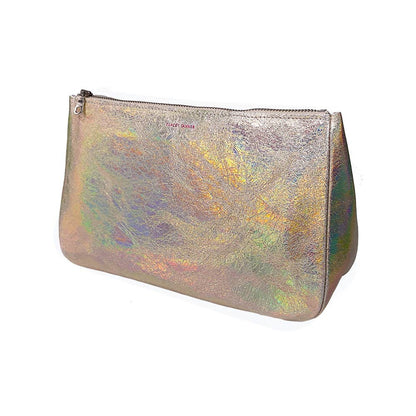 TRACEY TANNER | Large Fatty Pouch - Metallic Distress Navy/Black