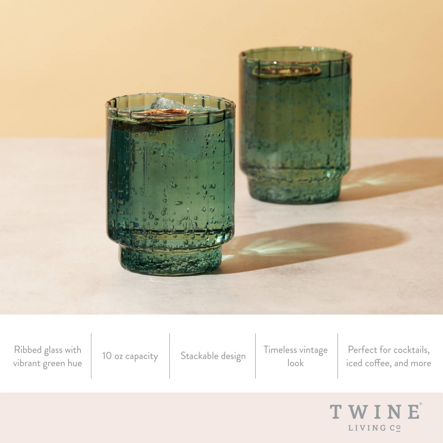 Malachite Optic Tumblers