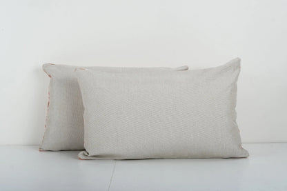 Silk Ikat Velvet Lumbar Pillow | 16" x 24"