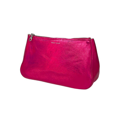 Medium Fatty Pouch: Candy Patent Vermillion