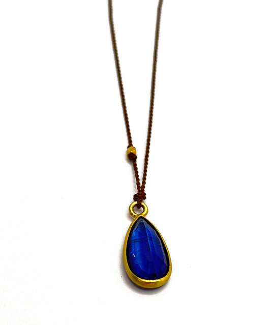 MARGARET SOLOW | Kyanite 18K Necklace
