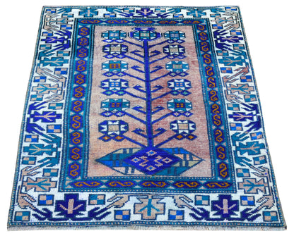 Vintage Turkish Anatolian 2' 7" X 3' 7"