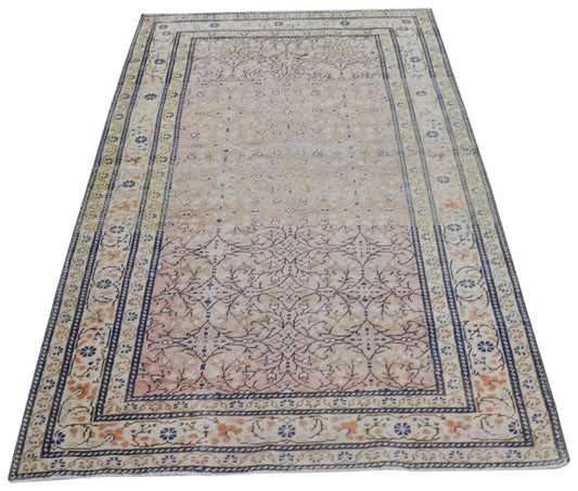 Vintage Persian Tabriz 3' 4" X 6' 2"