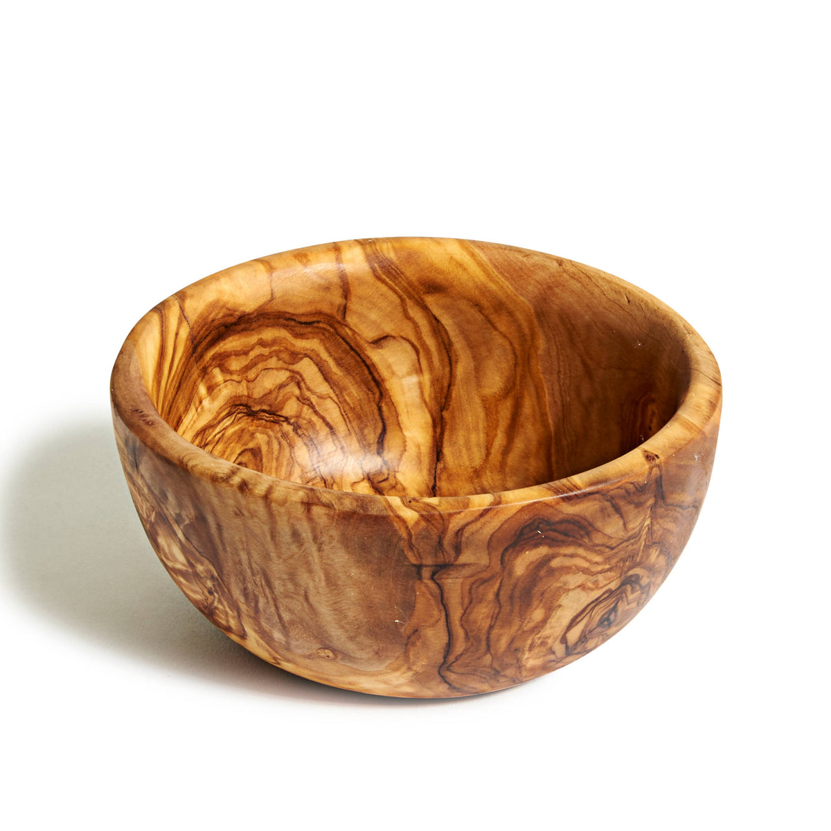 Small Olive Wood Snack Bowl: 5.5"