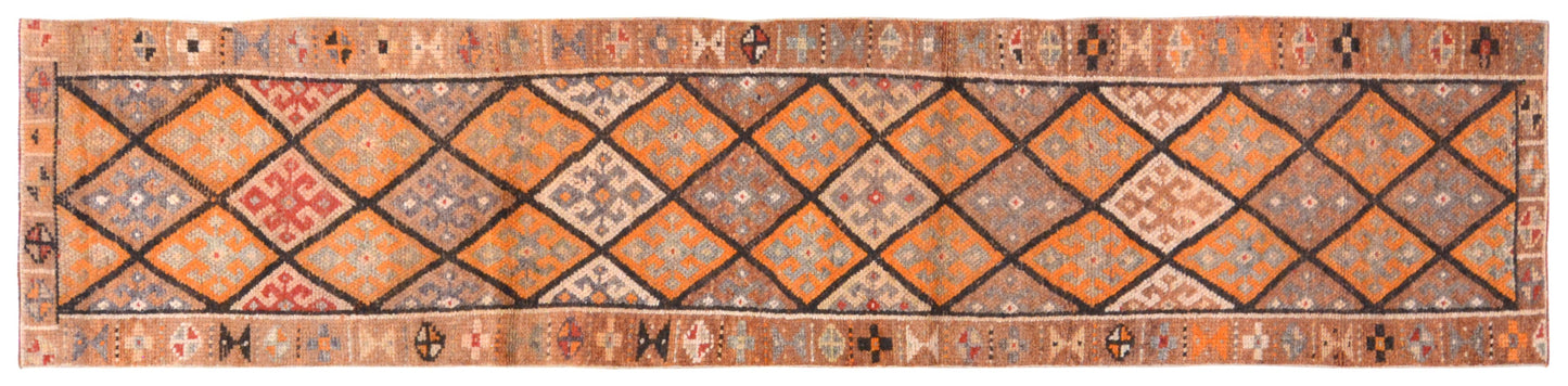 Vintage Turkish Anatolian 2' 8" x 13' 0"