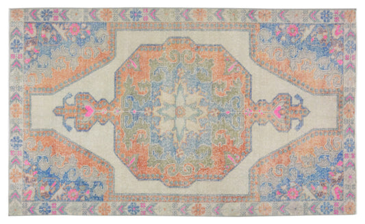 Vintage Turkish Oushak  4' 3" x 7' 2"